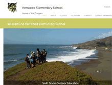 Tablet Screenshot of kenwoodschool.org